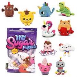 PELUCHE ODEUR SUCRÉE  S 1  PORTE-CLÉ ASST